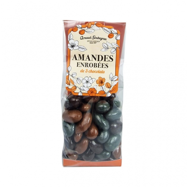 Amandes enrob�es aux 3 Chocolats