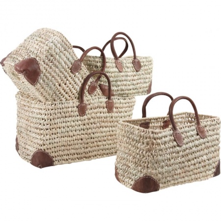 Cabas Rectangle en Palmier