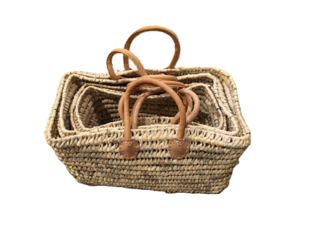 Cabas Rectangle en Palmier