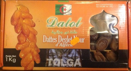 Dattes Deglet Nour Alg&eacute;rie
