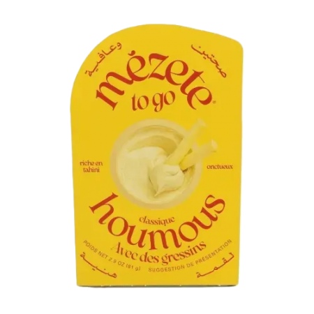 Houmous Nature et Gressins