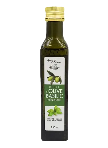 Huile d\'Olive au Basilic