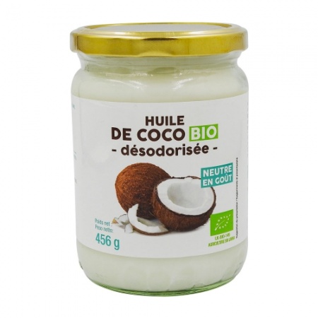 Huile de Coco D&eacute;sodoris&eacute;e Bio