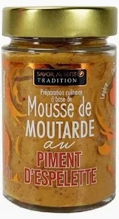 Mousse de Moutarde au Piment d\'Espelette