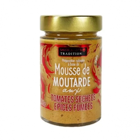 Mousse de Moutarde aux aux Tomates Séchées et Epices Fumées