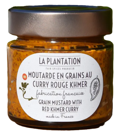 Moutarde en Grains au Curry Rouge Khmer