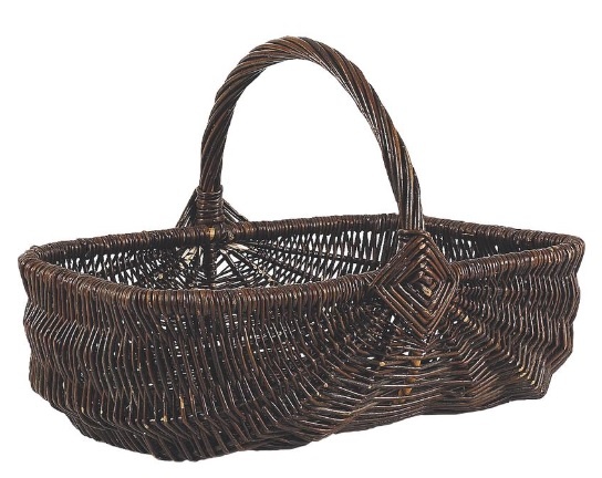 Panier � Champignons En Osier Brut