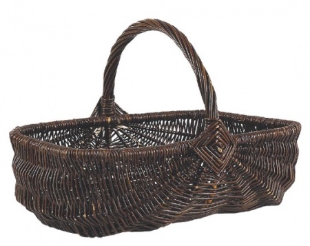 Panier À Champignons En Osier Brut
