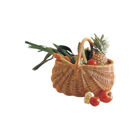Panier À Provision Rond En Osier