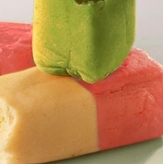 Pâte d\'Amande Tricolore 250gr