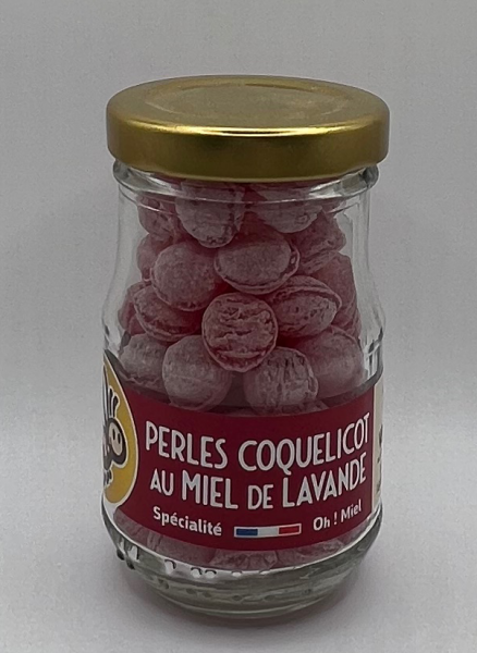 Perles Coquelicot Miel Lavande 70gr