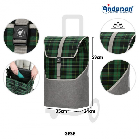 Quattro Shopper Gese Vert