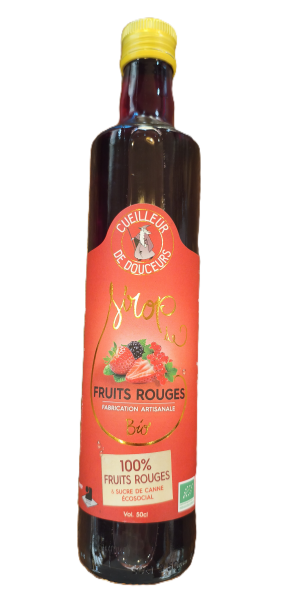 Sirop de Fruits Rouges BIO