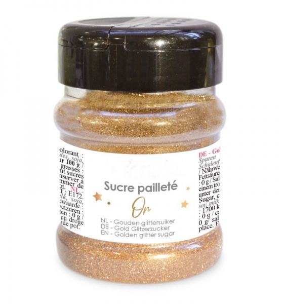 Sucre Paillet� Or
